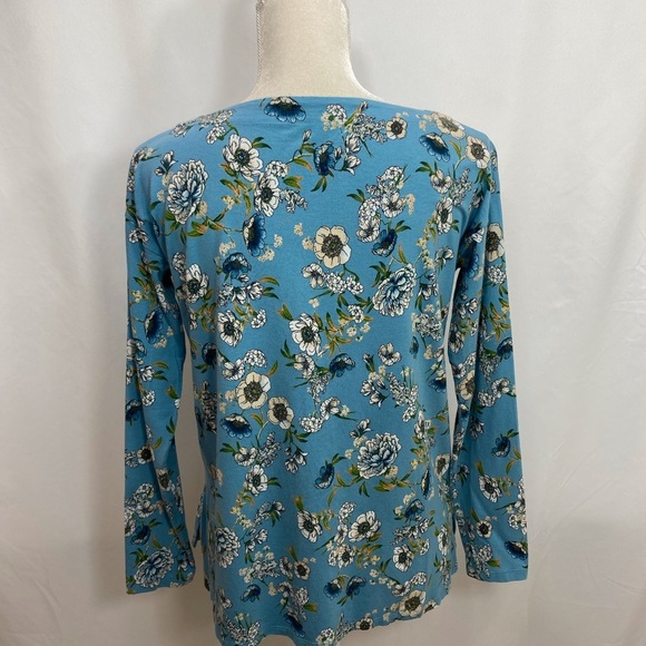 J.Jill Luxe Supima Relaxed Boat Neck Tee - Picture 3 of 7